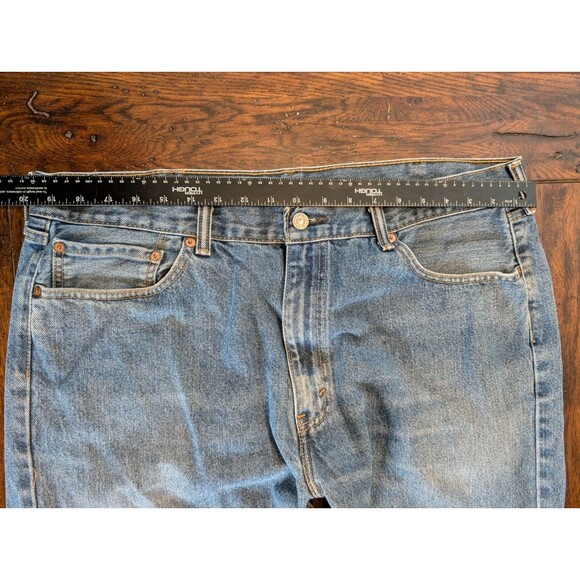 Vintage Levi's 505 Regular Fit Straight Leg Jeans Men's 40x32 Blue Denim - Picture 4 of 13